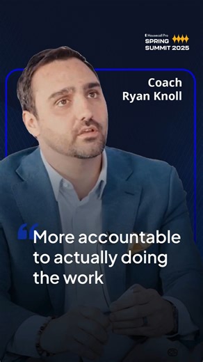 At Spring Summit 2025, Coach Ryan shared how he tightened his workflow by systemizing weekly report reviews with his team. Putting key numbers on the agenda made everyone more focused and more accountable. When the data’s shared, the work gets sharper. Systemize the review. Share the data. Watch your workflow tighten up: https://bit.ly/3ZhQUTM | Housecall Pro | Facebook