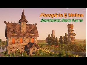 Aesthetic Gothic Style Pumpkin Melon Auto Farm | Java 1.21+