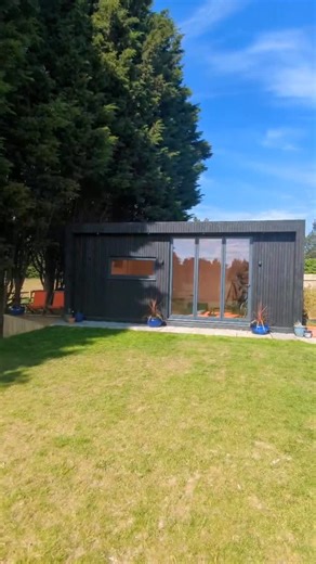 OKOPOD USA | Pods, ADUs, Homes & Garages on Instagram: "As seen on TV! Comment “gym” for more information on this Yakisugi clad OKOPOD home gym! This OKOPOD was installed using our local in house install team which is an option in CA. For other states we offer crane installation and we can also send you an OKOPOD kit to install yourself or with the help of a local contractor. #okopod #okopodusa #prefab #shed #adu #gym #kithomes #podkit #podkits"