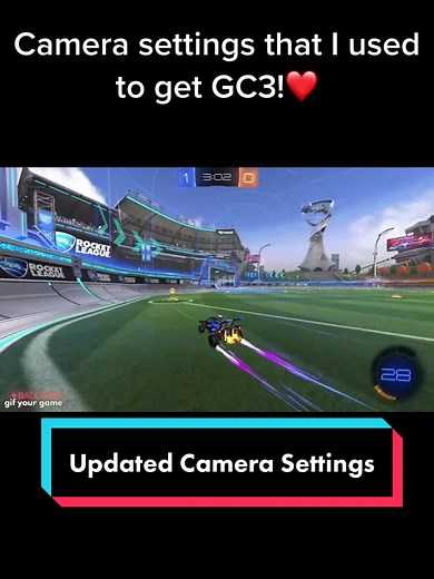 Try these camera settings! #fyp #twitch #rl #rocketleague