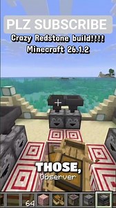 crazy Redstone contraption #minecraft #gaming