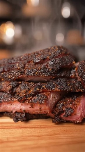 🥪 How to make a classic pastrami sandwich Ingredients (serves 1–2): • 1 lb sliced pastrami • 2 slices rye bread • 1–2 tbsp butter • Deli mustard (yellow or spicy brown) • Pickles, for serving Optional: • Swiss cheese • Sauerkraut ⸻ Time: Prep: 3 min Heat: 7–8 min Total: ~10 minutes ⸻ Steps: Heat a skillet over medium heat. Add pastrami and warm gently, turning until hot and steamy. Butter the rye bread and toast in a separate pan until golden. Spread mustard on the bread. Pile pastrami high whi