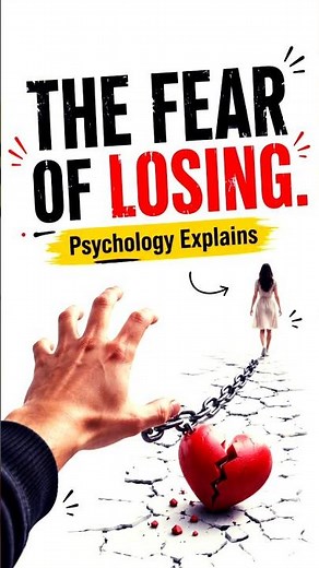 Psychology Explains The Hidden Fear of Losing ♥️#psychology #motivation #mindset