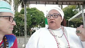 47 reactions | Ialorixá mãe Ana D,xangô Procissão de São Jorge Guerreiro. Saindo às 19:00 horas da Praça General Osório em direção ao Parque Internacional e entrando 2 quadras de Rivera no Uruguay . | Revista da Fronteira | Facebook