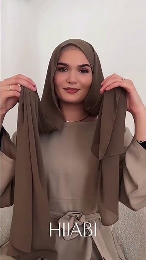 Easy Hijabtutotial für den Alltag! 🧕🏼✨ Einfach Kopftuch binden in weniger als 60 sek. #kopftuch