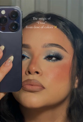 Stunning Blue Eyeshadow Look Using Dose of Colors