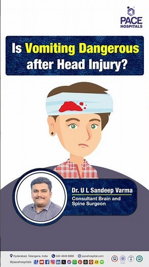 Is Vomiting Dangerous after Head Injury? | Vomiting and Head Injury #headinjury