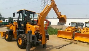 #backhoe #bucket working The digging loader is an energy-efficient and multi-functional engineering machinery equipment, mainly used for afforestation, agriculture and animal husbandry construction, channel construction, sewer cleaning, water channel dredging, and mine clearing. http://www.hwchinamachinery.com | Hengwang Group Construction Machinery