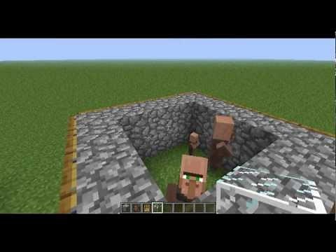 Minecraft 1.8.8 + Lower Versions - Breeding Villager Tutorial - DavidiansLair