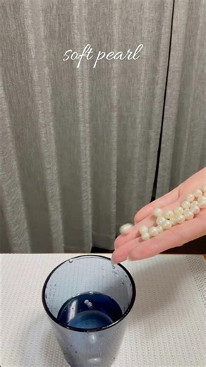 Soft Pearl ASMR | Gentle Hand Movement #aestheticshorts #aesthetichands