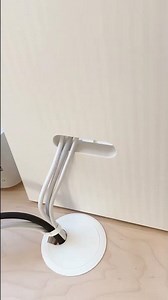 how I organize my cords 🔌 standing desk & cable management tips | #shorts