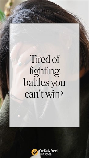 Stop fighting in your strength. The battle belongs to the Lord. Lay it down. Let Him rise. 2 Chronicles 20:15 Tag someone who needs to hear this today. #TrustGod #spiritualwarfare #victory | Our Daily Bread