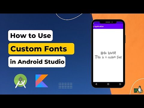How to Add and Use Custom Fonts in Android Studio - Android Tutorial | The Penguin Coders