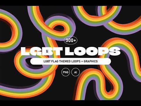 LGBT 3D Loops and Graphics Stock Graphics Download