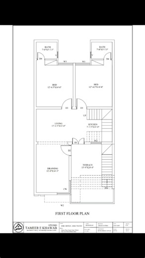 Full 2D House Plan Ground Floor First Floor Mumty Plan A complete vision in architectural lines