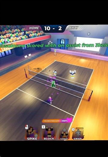 W #vbl #volleyballlegends #バレーボールレジェンド #kazana #roblox