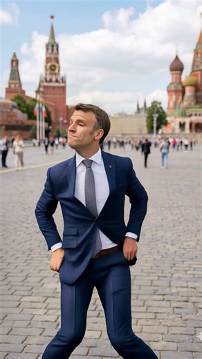SECRET LEAK: Macron Dances RASPUTIN in Red Square! 🇫🇷🇷🇺😱