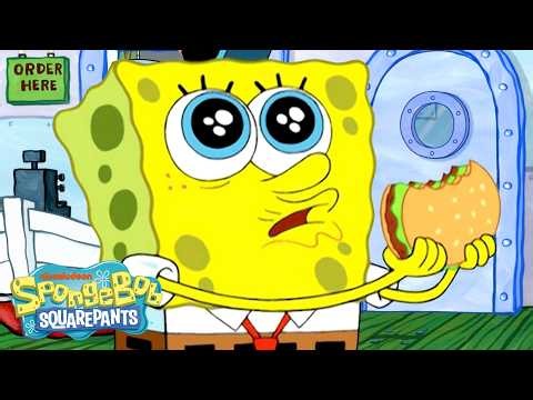 Krabby Patties: Tasty to TASTIEST! 🍔 | 10 Minutes | SpongeBob
