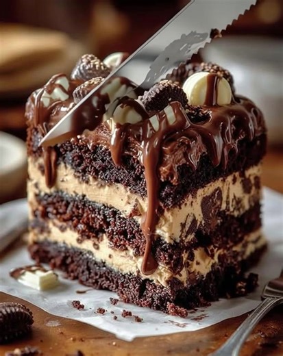 8.5K views · 17 reactions | Chocolate Mocha Fudge Cake Decadent Chocolate Mocha Fudge Layer Cake Ingredients: 2 cups all-purpose flour 1 1/2 cups granulated sugar 3/4 cup unsweetened cocoa powder 2 teaspoons baking powder 1 1/2 teaspoons baking soda 1/2 teaspoon salt 1 cup buttermilk 1/2 cup vegetable oil . . . . . COMMENTS | Yummm recipes | Facebook