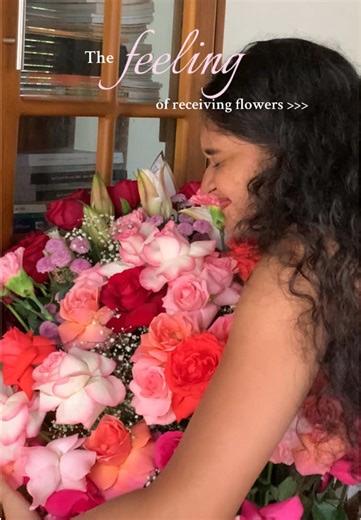 The Joy of Receiving Flowers and Love