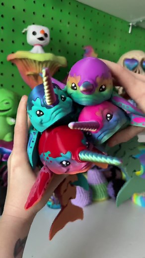 Colorful Narwhal 3D Print Showcase