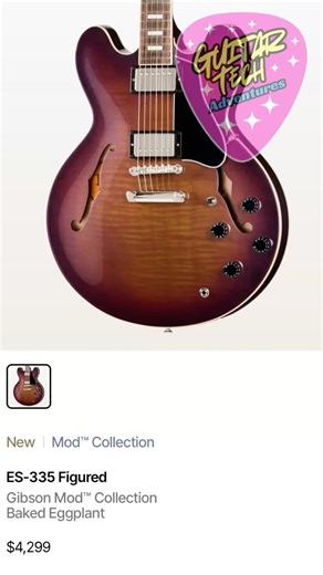 Natural Flame Meets Purple Burst: ES-335 Done RIGHT 🔥