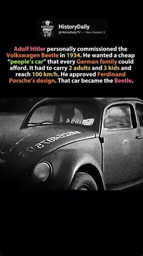 Hitler’s “People’s Car” That Became the Beetle