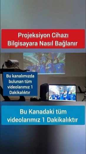 Projeksiyon bilgisayara nasıl bağlanır mini projeksiyon cihazı internete nasıl bağlanır