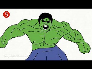 Top 5 Hulk Transformation - Animated | Which one do you prefer?