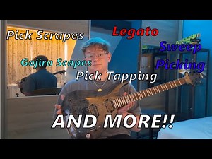 Different Guitar Techniques Quickly Explained!! (Picking, Tapping, Harmonics and More)