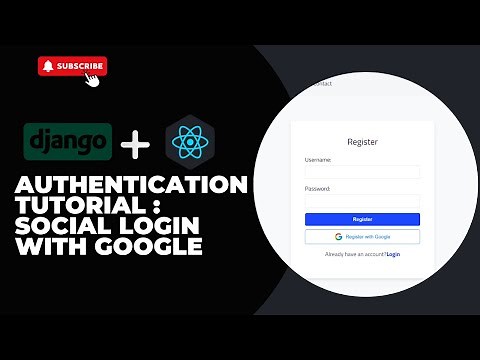 Complete Django and React Authentication Tutorial: Social Login with Google | Part 1 Backend set-up