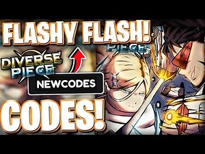 ✨FLASHY FLASH! ALL NEWLY ONE PUNCH MAN UPDATE CODES FOR DIVERSE PIECE! ROBLOX DIVERSE PIECE CODES