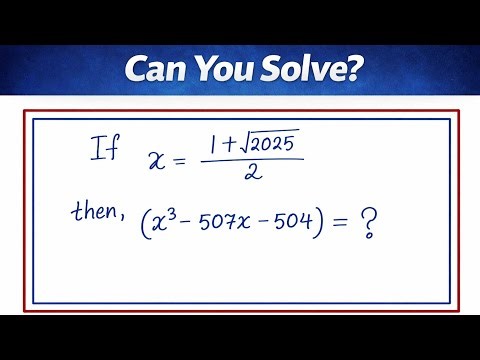 Can You Solve This? 🤔 | Tricky Algebra Problem | Math Challenge