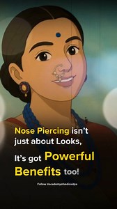30K views · 55 reactions | In Vedic astrology, nose piercing carries...