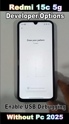 Redmi 15c Enable/Developer, Options on/Redmi 15c 5g Developer Options for Enable USB Debugging 2025