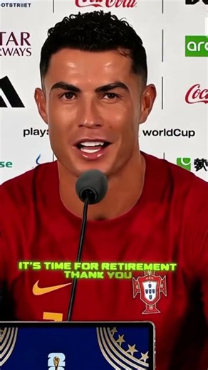 Ronaldo announce retirement #football #cr7 #cristianoronaldo cris