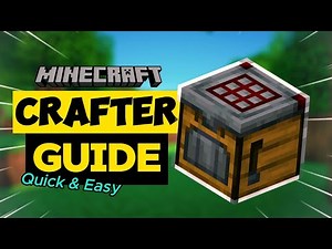 How To Craft & Use “CRAFTER” in Minecraft | Quick & Easy Guide