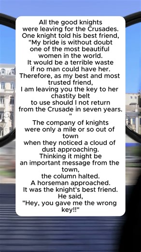 The Trusted Friend#jokes #humor #medieval #knights #friendship #funny