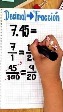 How to convert a decimal number to a fraction? ✨