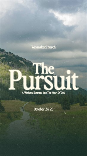 🚨 Big news!🚨 The Pursuit Weekend Retreat (Oct 24–25) is now FREE! 🙌 We’re waiving the $99 fee so everyone can join. Meals won’t be included, but we’ll have time built in to grab food together on Saturday. All we need from you 👉 Register now using the link in bio so we know you’re coming! We can’t wait to pursue God’s presence together! | Waymaker.Church
