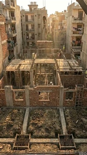 Luxury Villa Build Step-by-Step 🏡 #construction #villa #stepbystep #building #architecture #shorts