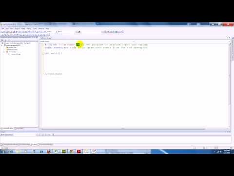 Using Visual C++ To Compile Your First Program