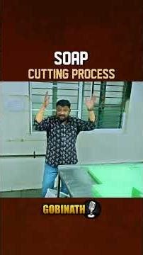 Huge Soap Blocks to Perfect Bars 😲 | Inside a Soap Cutting Process | Gobinath #shorts