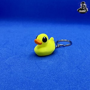 Rubber Duck Keychain - Easy & Fast Print - No Supports