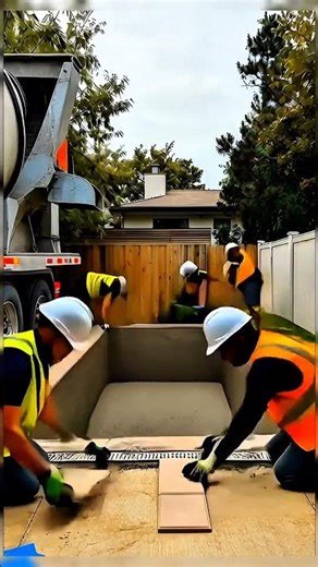 Nobody Expected This Backyard To Turn Into A Luxury Infinity Pool #renovation #backyard