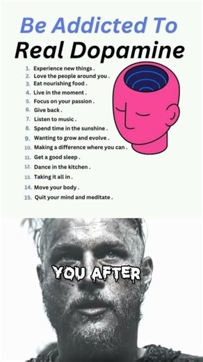 Be addicted to real dopamine ☠️