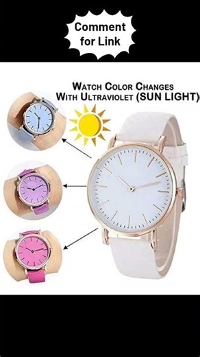 Amazing Color Changing Watch - Comment for Link - Link in Description