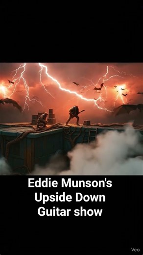 Eddie Munson's Upside Down Guitar show