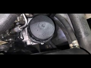 2018 Sprinter Van oil filter housing replacement!