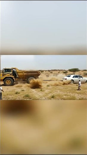 Rolls Royce Outsmarts the Giant Truck in an Epic Tug-of-War! 💥🚗💪